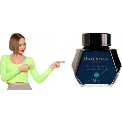 Waterman 1507/7510650 lahvičkový inkoust zelený – Zboží Živě