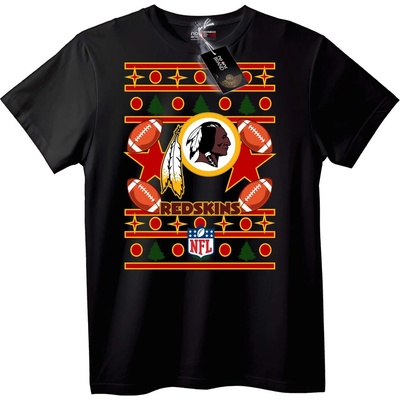 NOONEBRAND Тениска Redskins NFL Football - 2XL, Black