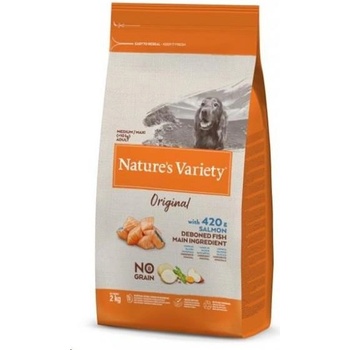 Nature's Variety original no grain Medium Adult dog s lososom 2 kg