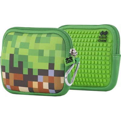 PIXIE CREW univerzálne púzdro Minecraft zeleno hnedá kocka