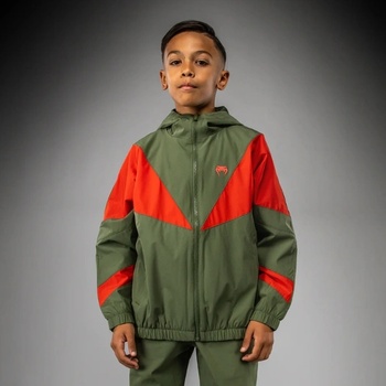 VENUM Детски Суичър Venum Vectra Kids Track Jacket - Army Green/Orange - 12 years