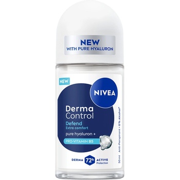 Nivea рол-он дамски, 50мл, Derma control, Defend
