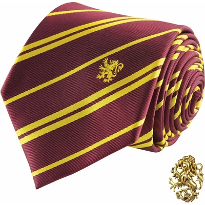 Noble Collection Kravata Harry Potter s odznakom Chrabromil