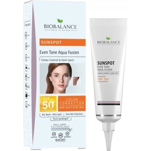 BIOBALANCE aqua fusion СЛЪНЦЕЗАЩ. КРЕМ МАТИРАЩ, ЗА КОЖА С ПИГМЕНТНИ ПЕТНА С spf 50