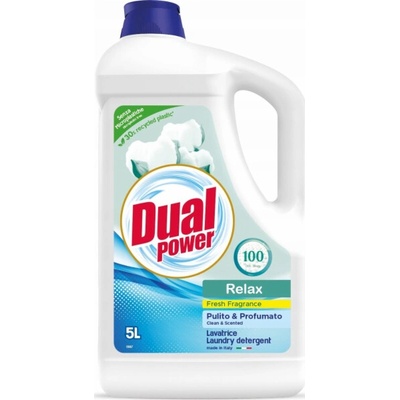 Dual Power Relax Tekutý prací prostředek na tkaniny 5 l 100 PD