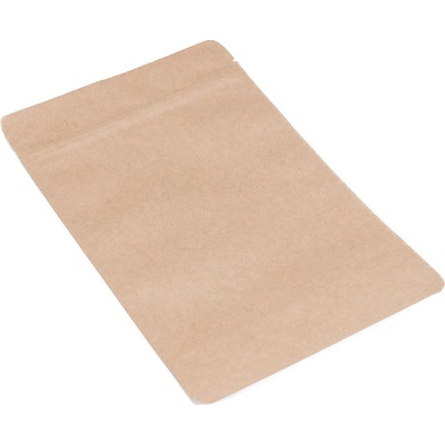 100 ks - Doypack vrecko bez okienka 180x290 + 90 mm, 1000 ml, KRAFT/AL/CPP