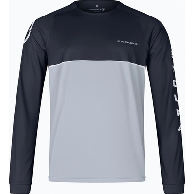 Endura Core Printed cycling longsleeve black - мъжки