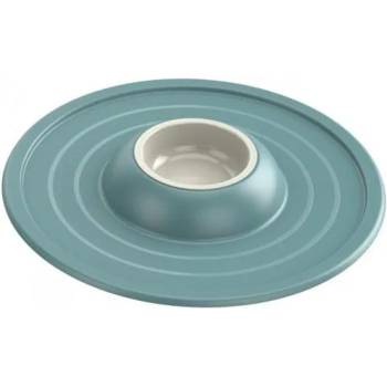 Image 1 of Georplast Съд за храна и вода пластмасов volcano, с гумена подложка, срещу разпиляване на вода и мръсотия, 36 см georplast Италия 20060