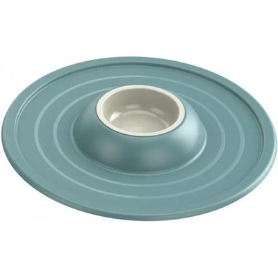 Georplast Съд за храна и вода пластмасов volcano, с гумена подложка, срещу разпиляване на вода и мръсотия, 36 см georplast Италия 20060