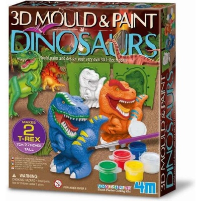 4M Výroba a malování 3D dinosauři
