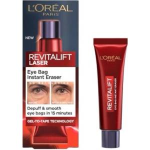 L'Oréal L’Oreal Paris Revitalift Laser Eye Bag Instant Eraser Околоочен гел против торбички под очите 15 ml