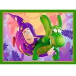 Trefl Puzzle 4in1 World of the Diplodocus Dragon - Human Film Diplodocus 34663