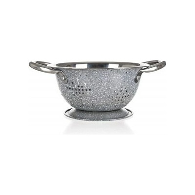 BANQUET Cedník nerezový plytký GRANITE Grey 16 x 7,7 cm