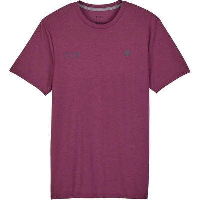 Fox Wordmark Tech Tee S sangria