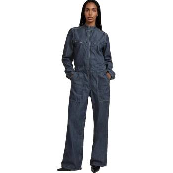 G-STAR Гащеризон G-Star Flight Loose Fit long sleeve jumpsuit - Blue (Rinsed)