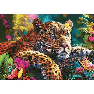 Cherry Pazzi - Puzzle Reclining Leopard - 500 piese