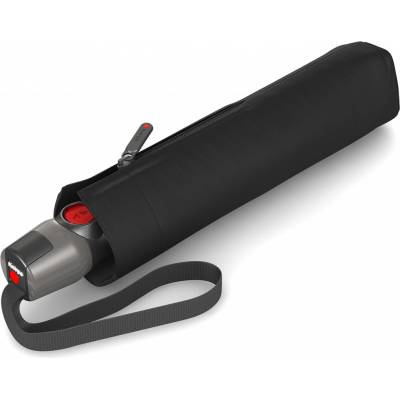 Knirps T.200 Medium duomatic Black dámsky pánsky plne automatický dáždnik