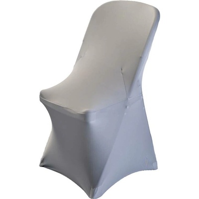 TENTino Elastický potah na skládací židli PTH01 Barva ubrusu: SVĚTLE ŠEDÁ / SILVER