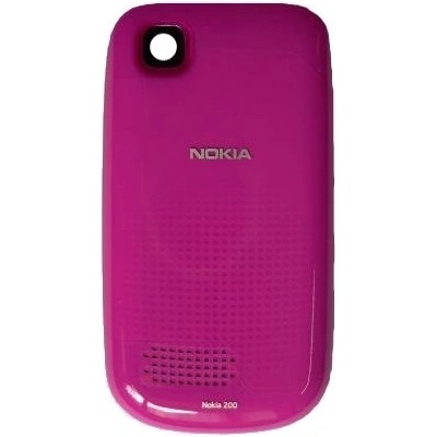 Kryt Nokia Asha 200 zadný ružový