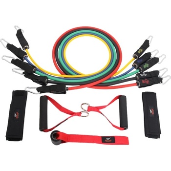 Image 1 of ARMAGEDDON Комплект фитнес ластици за трениране от 11 части / Resistance Band Set