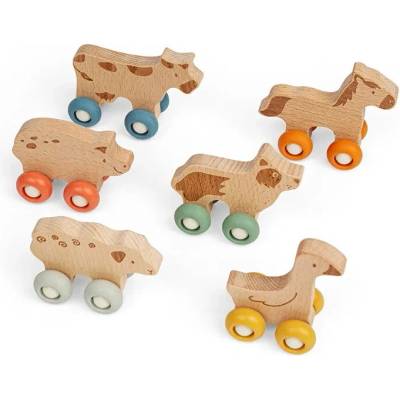 Bigjigs Toys Hračky Domáci miláčik na kolieskach 1 kus