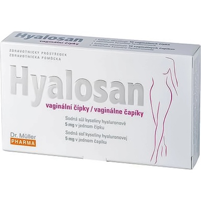 Dr. Müller Hyalosan vaginálne čapíky 10 ks