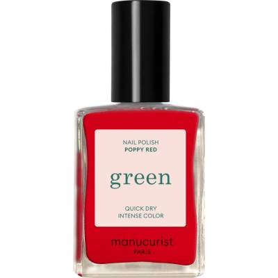 Manucurist Lak na nechty Green Natural Nail Colour 15 ml Poppy Red