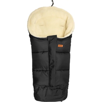 Sensillo Зимно вълнено чувалче за бебешка количка 3 в 1 Sensillo - Черно (SILLO-8478)