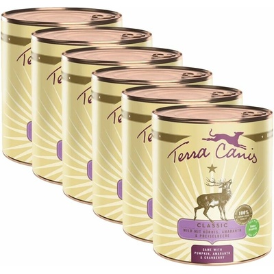Terra Canis Game with pumpkin amaranth & cranberry 6 x 800 g