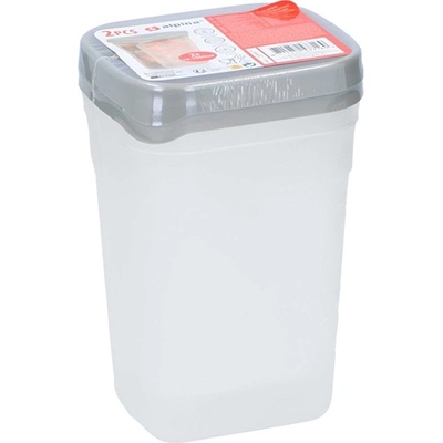 ALPINA КУТИИ ЗА ХРАНА alpina 9.6х11.8х15см 1000мл К-КТ 2бр