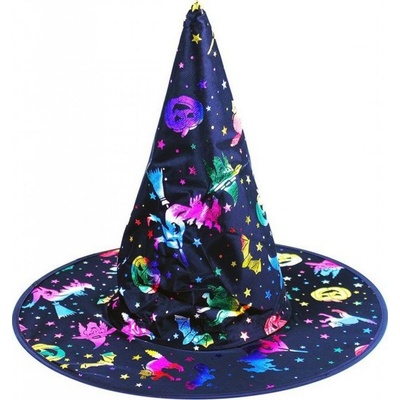 Rappa Klobouk čarodějnický s potiskem pro dospělé – Zboží Dáma