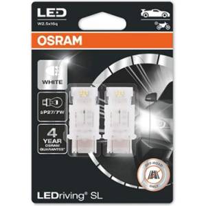 OSRAM Крушка OSRAM LED P27/7W, 12V, 2W, 6000К, 27/154lm, 2 броя