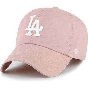 47 brand Шапка с козирка 47 brand MLB Los Angeles Dodgers в розово с апликация B-NLRGW12GWS-DV (B.NLRGW12GWS.DV)