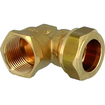 GENERAL FITTINGS Mosazné svěrné koleno - vnitřní závit 1" x 22 mm 1N0022H102200G
