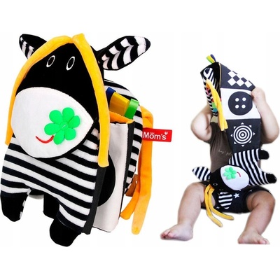 Hencz Toys textilná knižka Kravička