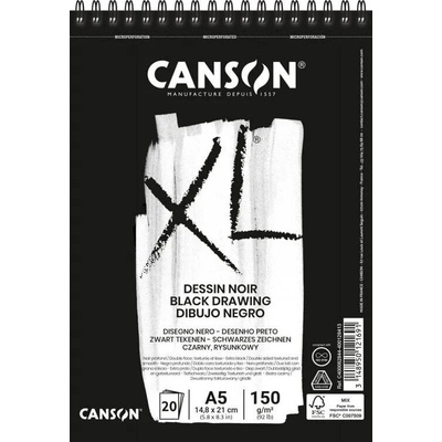 Canson Sp XL Dessin A5 150 g Black Skicár