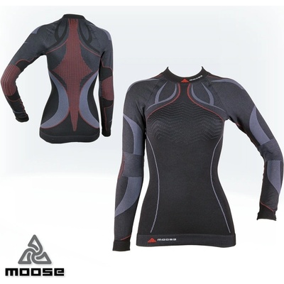 EXPEDITION tee LSL WOMEN zimní funkční prádlo Moose šedá