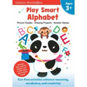Play Smart Alphabet Age 3+: Preschool Activity Workbook with Stickers for Toddlers Ages 3, 4, 5: Learn Letter Recognition: Alphabet, Letters, Trac | WORKBK (ISBN: 9784056211177)