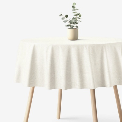 Goldea okrúhly obrus malaga prírodný Ø 110 cm