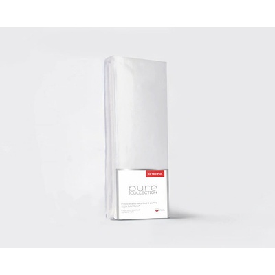 Detexpol satén napínací prostěradlo Pure Collection stříbrné 120X200