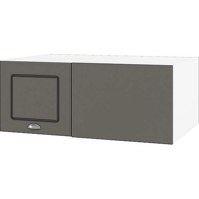 ИРИМ Горен ъглов кухненски шкаф Сити БФ-Цимент мат-06-113 90 см