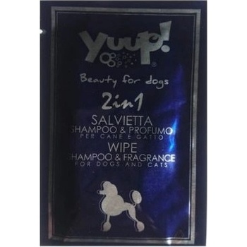 Yuup! Vlhčený ubrousek 2v1 se šamponem a vůní 1 ks