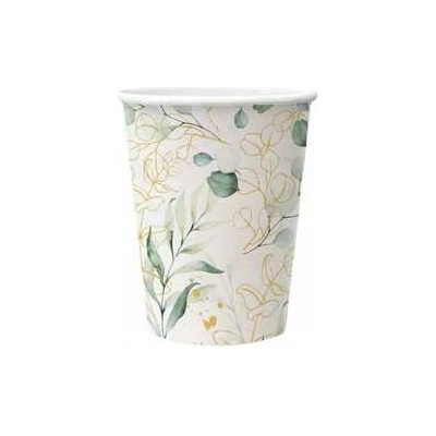 Papierový pohár PAW Eco 250 ml Golden Eucalyptus