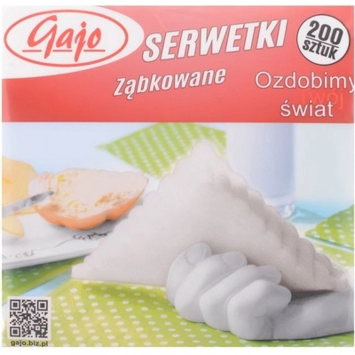 Gajo Ubrousky 1V bílé 15x15cm