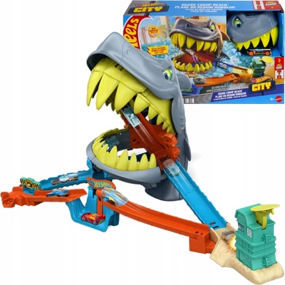 Hot Wheels City Shark Chomp Beach JHL96