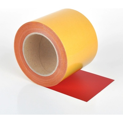 Univerzální podlahová páska WT-5125 – PVC, červená, 100 mm × 10 m