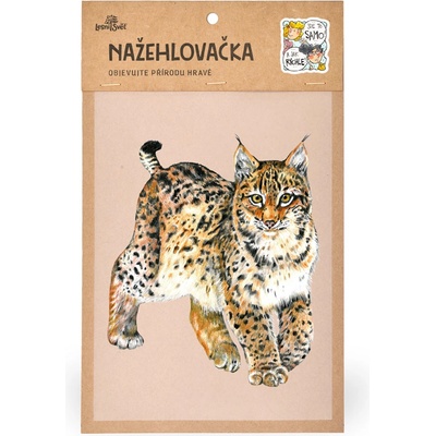 Lesní svět Nažehlovačka M 014 - Rys