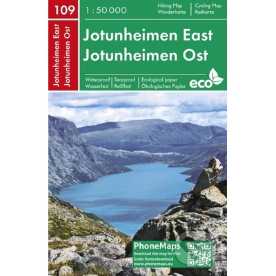 Jotunheimen East 1:50 000