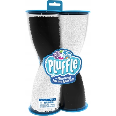 Playfoam Pluffle Penová hmota Čiernobiela