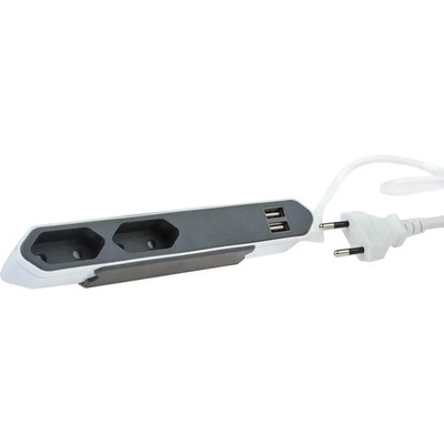 allocacoc PowerBar USB 2 Plug + 2 USB 1,5 m (9102)